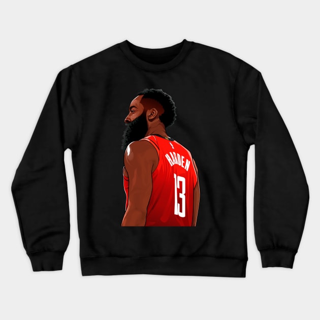 James Harden Crewneck Sweatshirt by Paul Draw